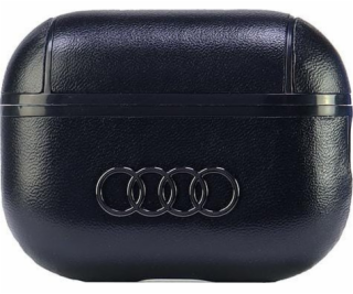 Kryt Audi Audi Leather Big Logo AirPods Pro 2 černo/černý...