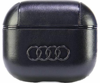Kryt Audi Audi Leather Big Logo AirPods 3 černo/černý AU-...