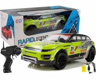 Dálkově ovládané závodní auto Lean Sport 1:10 Green R/C (...