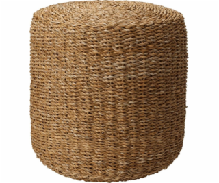 vidaXL Home&Styling Kulatý puf Natural 40x38 cm Mořská tráva