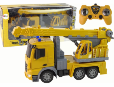 Stavební vozidlo Triton Crane 2,4GR/C Žlutá 1:12
