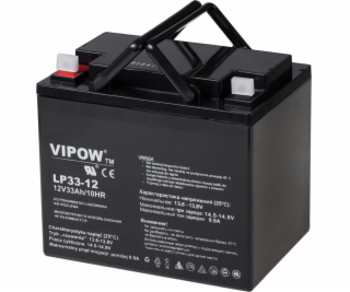 Vipow gelová baterie VIPOW 12V 33Ah