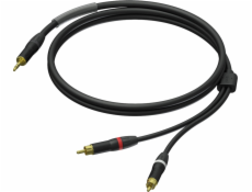 Kabel Procab Kabel PROCAB PRA711/3, 2x jack 3,5mm (M) stereo na 2x RCA (M) (3m)