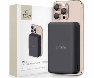 Powerbanka Tech-Protect PB12 LifeMag 20000mAh černá
