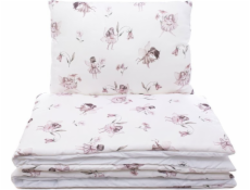 Buničina BAMBOO Bavlněné saténové povlečení s výplní 80x100 cm - Víly