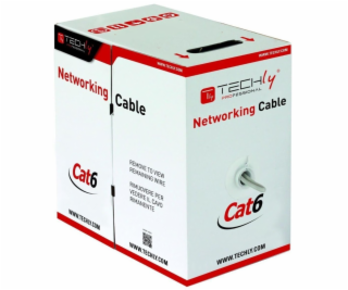 Techly ITP-C6F-FL síťový kabel Šedá 305 m Cat6 F/UTP (FTP)
