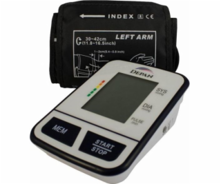 Upper arm blood pressure monitor with arrhythmia detectio...