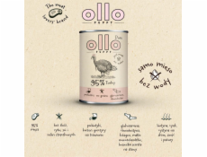 OLLO Puppy Pure Krůtí - mokré krmivo pro psy - 400 g