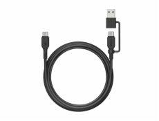 GP 240W Lade- & Sync Kabel USB-A auf USB-C und USB-A