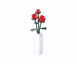 Sluban Flowers M38-B1101-04 Červená růže ve váze