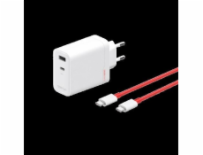 OnePlus Charger SUPERVOOC 120W 2 Ports with Cable White