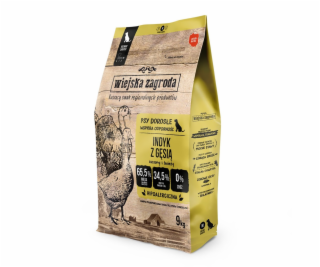 WIEJSKA ZAGRODA Turkey with goose M - dry dog food - 9kg