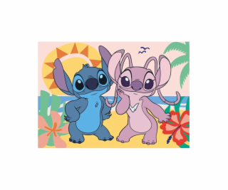 Dino Puzzle Stitch na pláži 100 XL dílků