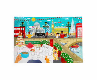 Bigjigs Toys Dřevěné podlahové puzzle Londýn