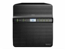 Synology Disk Station DS420j - Server NAS - 4 zásuvky - RAID RAID 0, 1, 5, 6, 10, JBOD - RAM 1 GB - Gigabit Ethernet - iSCSI podpora