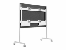 Steelcase Roam Collection - Vozík - pro interaktivní tabule - artic white, Microsoft gray - velikost obrazovky: 85  - pro Microsoft Surface Hub 2S 85 , Hub 3 for Business