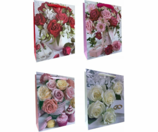 JU-PITER Dárková taška Roses 060B 25x32x11cm p12, cena za...