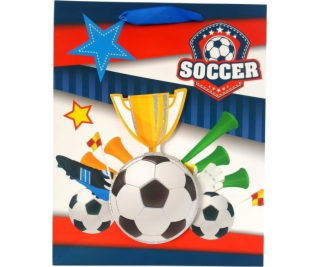 Dárkový taška Ju-piter fotbal 3d 9026c 17,5x23,5x8cm p12,...