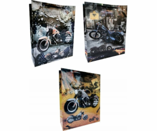 JU-PITER Dárková taška laminovaná Motory 016C 18x24x7cm p...