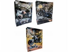 JU-PITER Dárková taška laminovaná Motory 016C 18x24x7cm p12, cena za 1 ks.