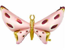 Fóliový balónek PartyDeco Butterfly, jedna velikost 120x87 cm