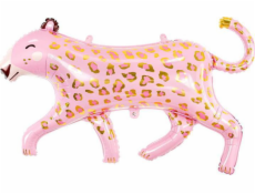 Fóliový balónek PartyDeco Leopard, 103x63cm, mix jedné velikosti