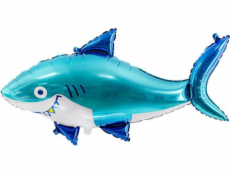 Fóliový balónik PartyDeco Shark, 92x48cm, mix jednej veľkosti
