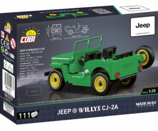 COBI Jeep Willys CJ-2A, stavebnice
