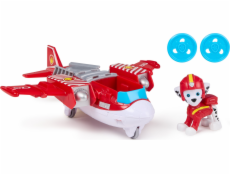 Spin Master Paw Patrol Air Rescue - Marshallovo hasičské letadlo s odpalovačem raket a figurkou Marshalla, autíčko