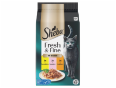 Sheba Fresh & Fine Mini Meat Dishes in Sauce 6 x 50g