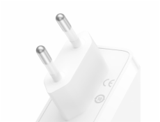 Baseus GaN5 Pre rýchlonabíjací adaptér 2x USB-C + USB-A 140W biela