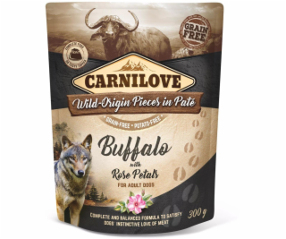 Carnilove Dog Pouch Paté Buffalo with Rose Petals 300g ka...