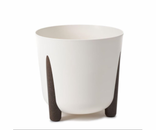 Květináč Lamela Frida 238-74, plastový, O 34 cm, krém