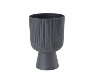 Květináč Forma Plast KELI MIKA, O 17,8 cm, antracit