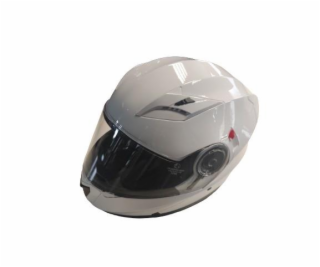 Moto přilba YM-925, XL (61-62 cm), bílá