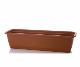 Květináč Lamela Natura 430-31, O 60 x 18 cm, hnědý
