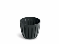 Květináč Prosperplast WARIO, plastový, O 13,8 cm, černý