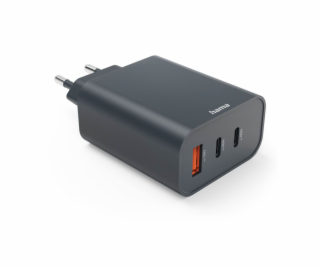 Hama Schnellladegerät PD     65W 2xUSB-C/1xUSB-A, anthraz...