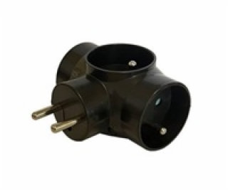 Konnoc DX-R3 kulatá rozbočka černá