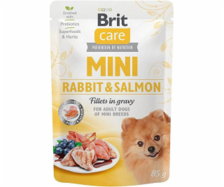 BRIT Care Mini Rabbit&Salmon - Mokré krmivo pro psy - 85 g