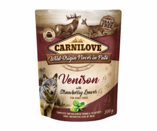 CARNILOVE Dog Pouch Venison & strawberry - vlhké krmivo p...