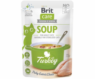 BRIT Care Soup Turkey - polévka pro kočku - 75g