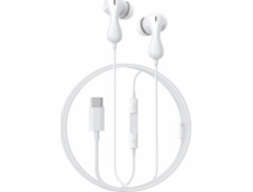 Baseus Encok CZ20 Sluchátka s mikrofonem Kabel Do ucha Hovory/hudba USB typu C Bílá