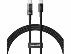 Baseus Gem Rychlonabíjecí kabel USB C na USB C 2 m 100 W Černá