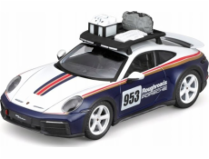Bburago BBU 1:24 Racing Porsche 911 Dakar met blue 28029