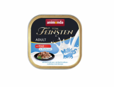 ANIMONDA Vom Feinsten Adult Milkies with Beef in Milk Sauce - Wet Cat Food - 100g