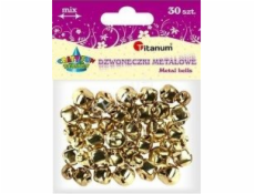Titanový dekorační doplněk Řemeslně-zábavné ozdobné zvonky 6,8,10 mm