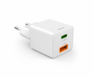 Hama Mini-Schnellladegrät PD 35W 1xUSB-C/1xUSB-A weiß    ...