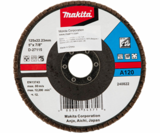 Makita Faecherschleifscheibe 125mm A120
