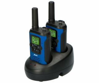 Alecto Walkie Talkie 2er Set 7 km Reichweite, Blau/Schwarz